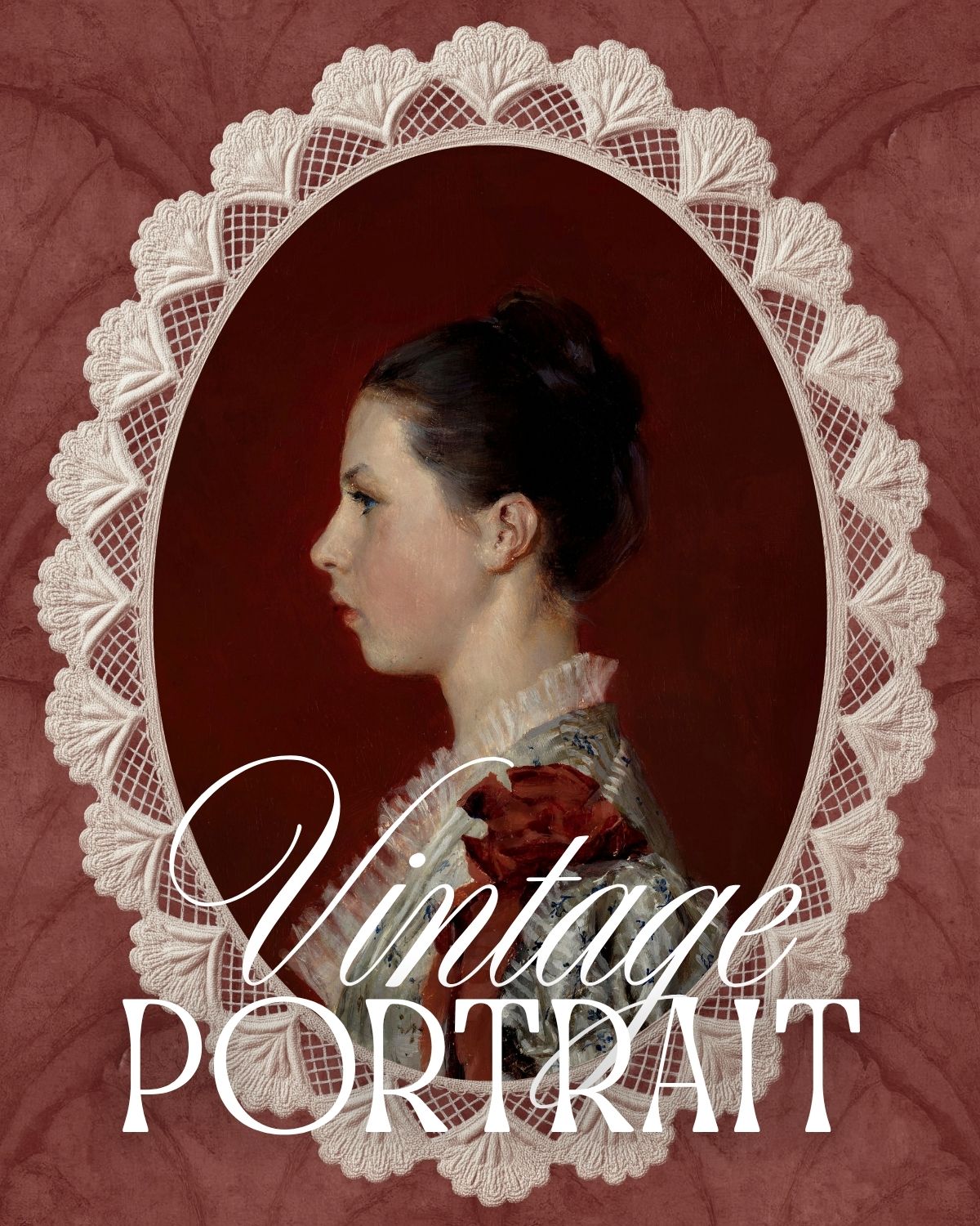 Vintage portrait art featuring antique paintings, historical portraits, printable wall art, and aesthetic wallpapers.