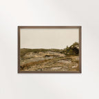 Neutral Brown Boho Landscape Printable Wall Art | Rustic Minimal Decor