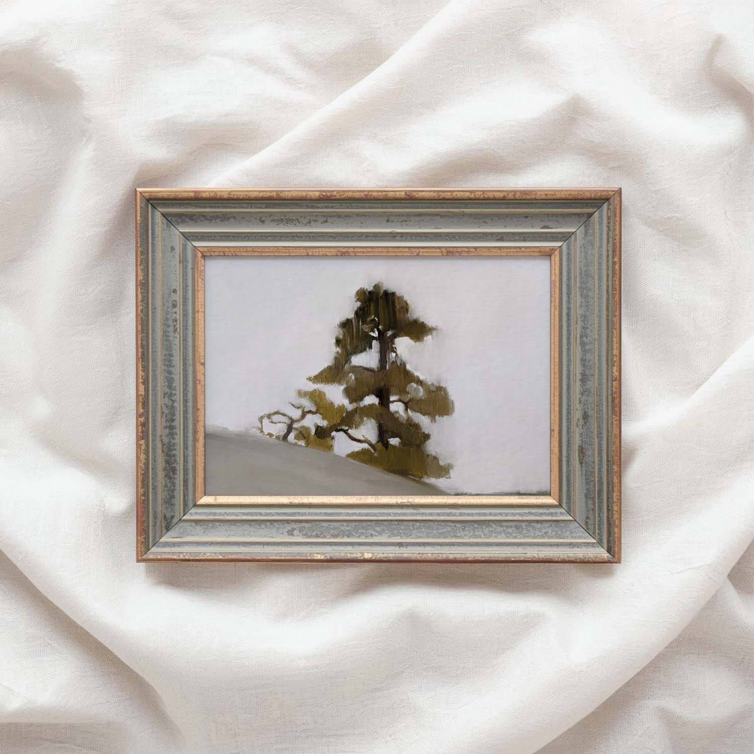 Minimal Rustic Sequoia Tree Printable Wall Art