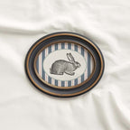 Circus Rabbit Print – Vintage Storybook Nursery Wall Art