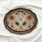 Antique Mediterranean Floral Tapestry Wall Art Printable – Spanish Textile Print (Digital Download)