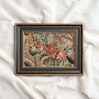 Ornamental Floral Textile Printable Wall Art (Digital Download)