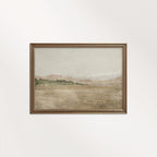 Muted Spanish Landscape Wall Art Printable — Minimal Antique Mediterranean Neutral Print