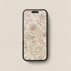 Taupe Floral Tapestry 4-Device Wallpaper Bundle – Vintage Boho Cottagecore (Digital Download)