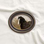 Vintage Wild Horses Wall Art Printable (Muted Western Mustang Painting)