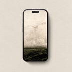 Minimal Moody Dark Green Landscape Wallpaper Bundle | iPhone, iPad & Desktop Wallpapers (Digital Download)