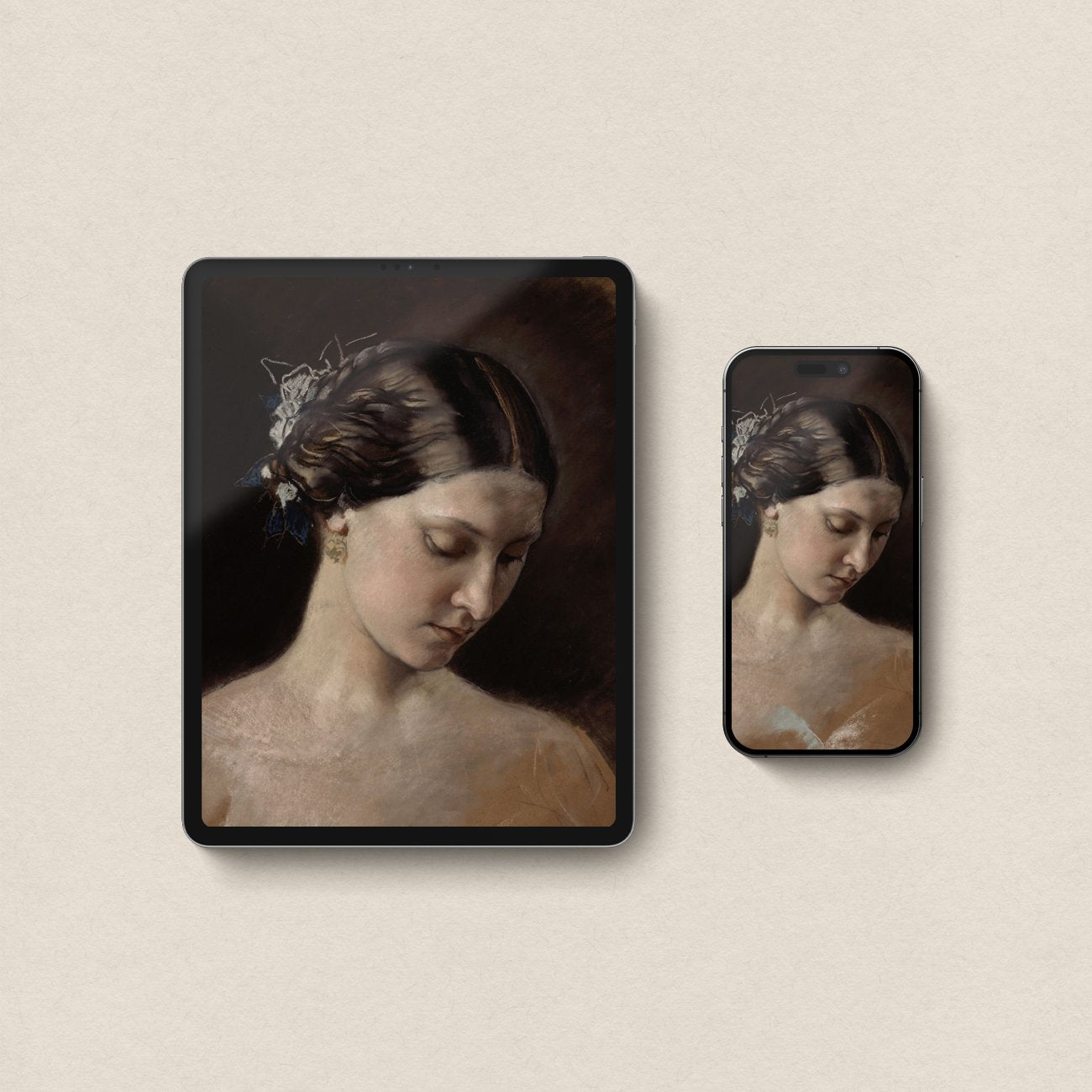 Romantic Ballet Ballerina iPhone & iPad Wallpaper Set (Digital Download)