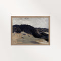 Moody Blue Coastal Dunes Printable Wall Art