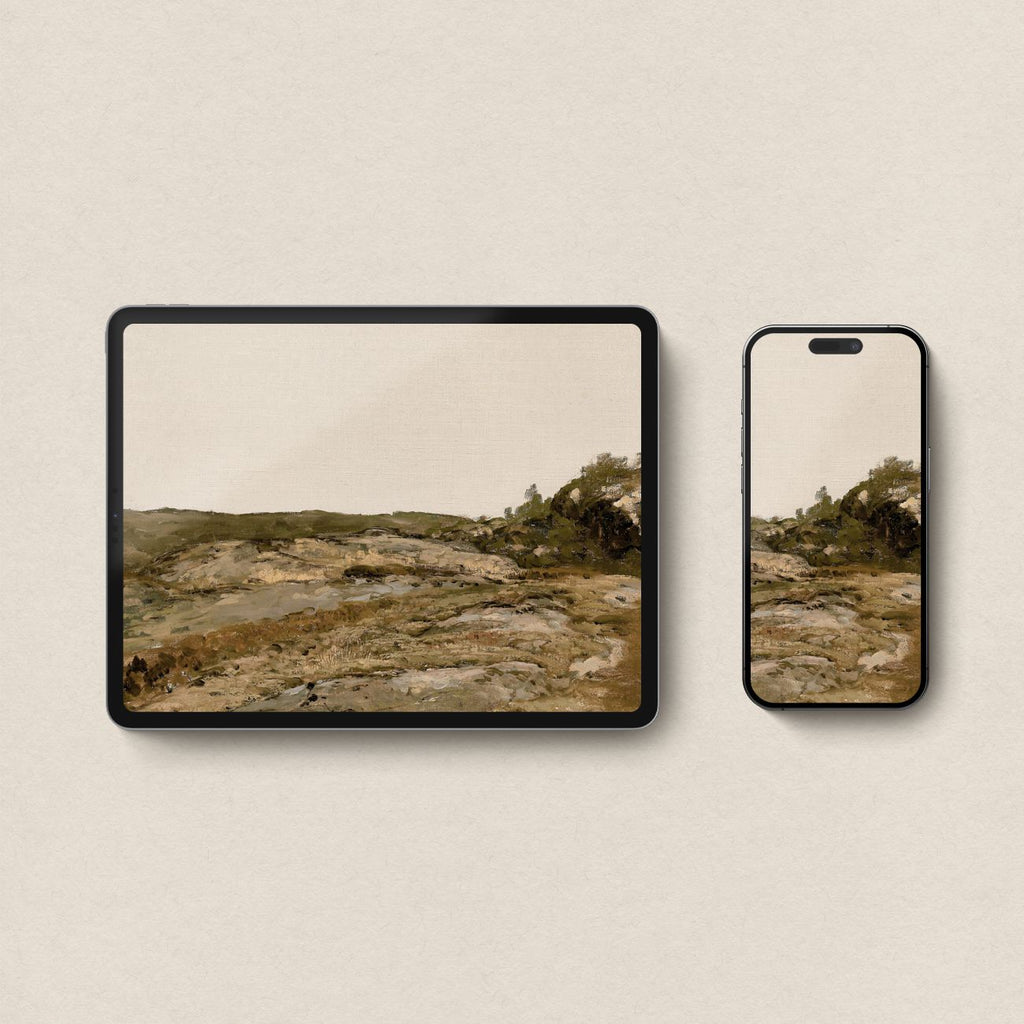 Brown Boho Horizon Wallpaper Bundle | iPhone, iPad & Desktop Wallpapers (Digital Download)