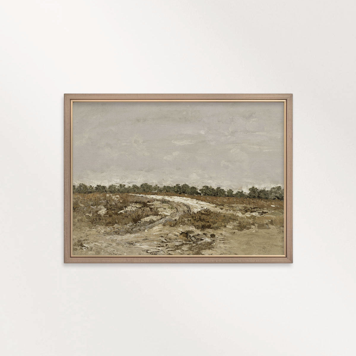 Rustic Neutral Landscape Printable Wall Art | Boho Nature Digital Download