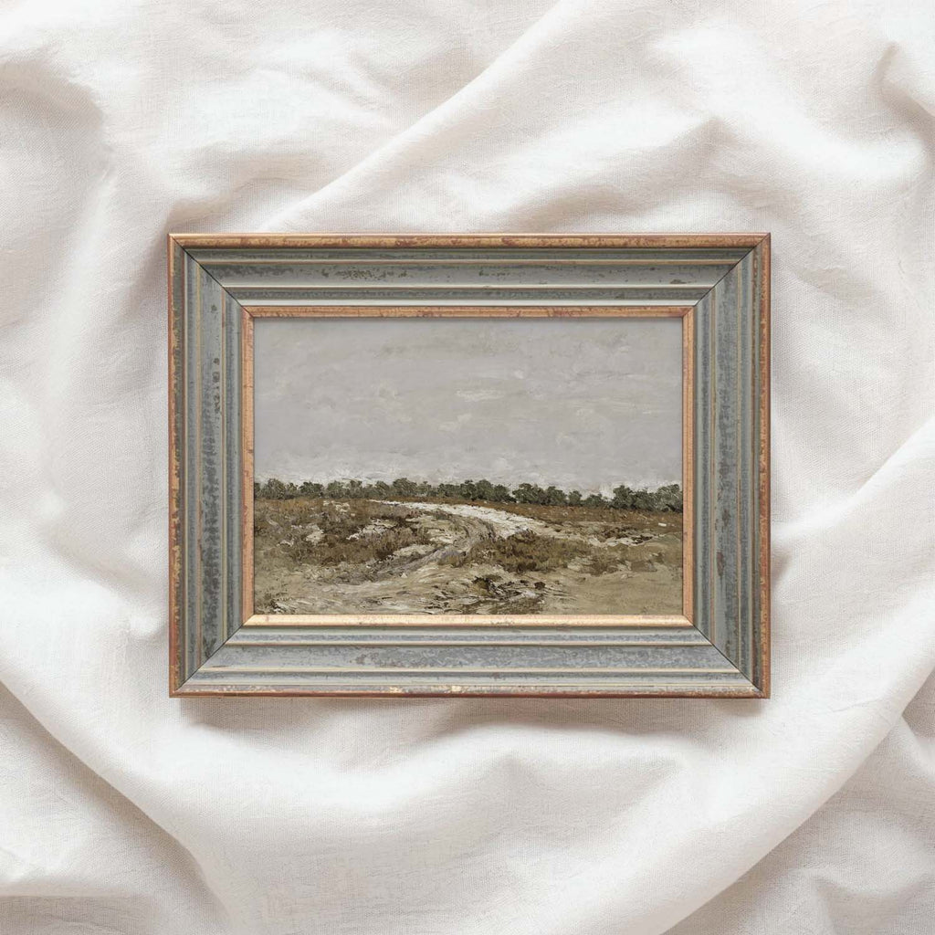 Rustic Neutral Landscape Printable Wall Art | Boho Nature Digital Download