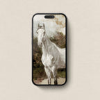 Boho White Horse iPhone & iPad Wallpaper Set (Digital Download)