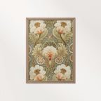 Vintage Botanical Floral Tapestry Wall Art Printable – Green Cottagecore Print (Digital Download)