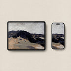 Muted Blue Coastal Device Wallpaper Bundle | iPhone, iPad & Desktop Wallpapers (Digital Download)