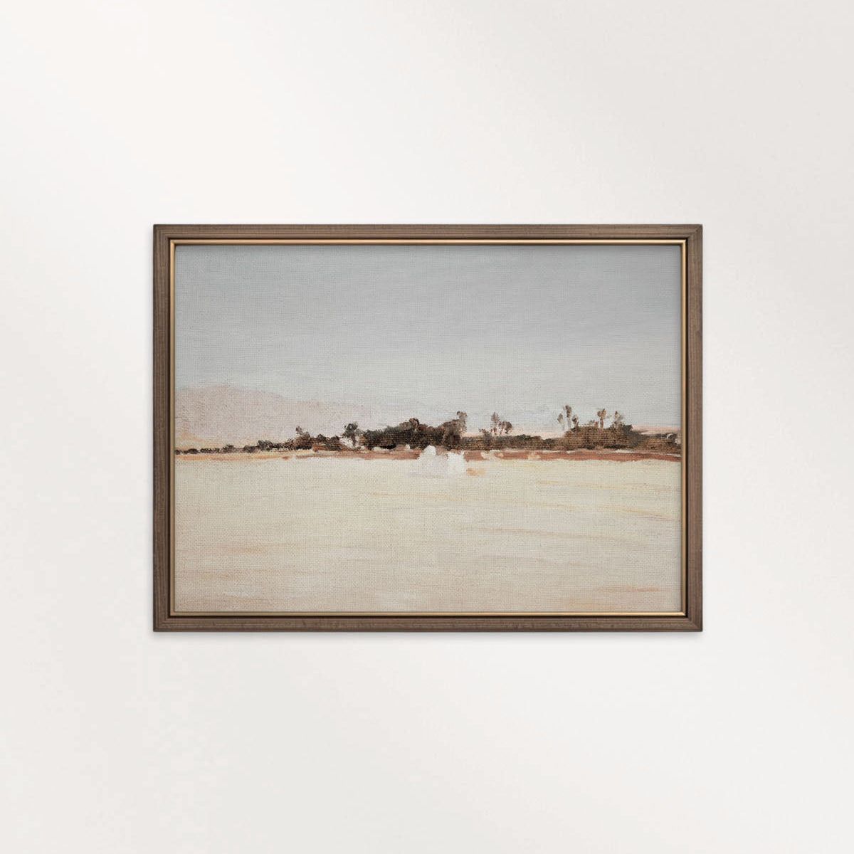 Minimal Blue & White Coastal Printable Wall Art | Abstract Beach Landscape