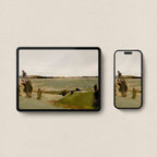 Rustic Muted Green Countryside Wallpaper Bundle | iPhone, iPad & Desktop Wallpapers (Digital Download)