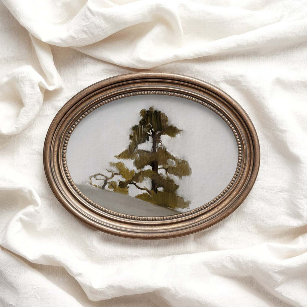 Minimal Rustic Sequoia Tree Printable Wall Art