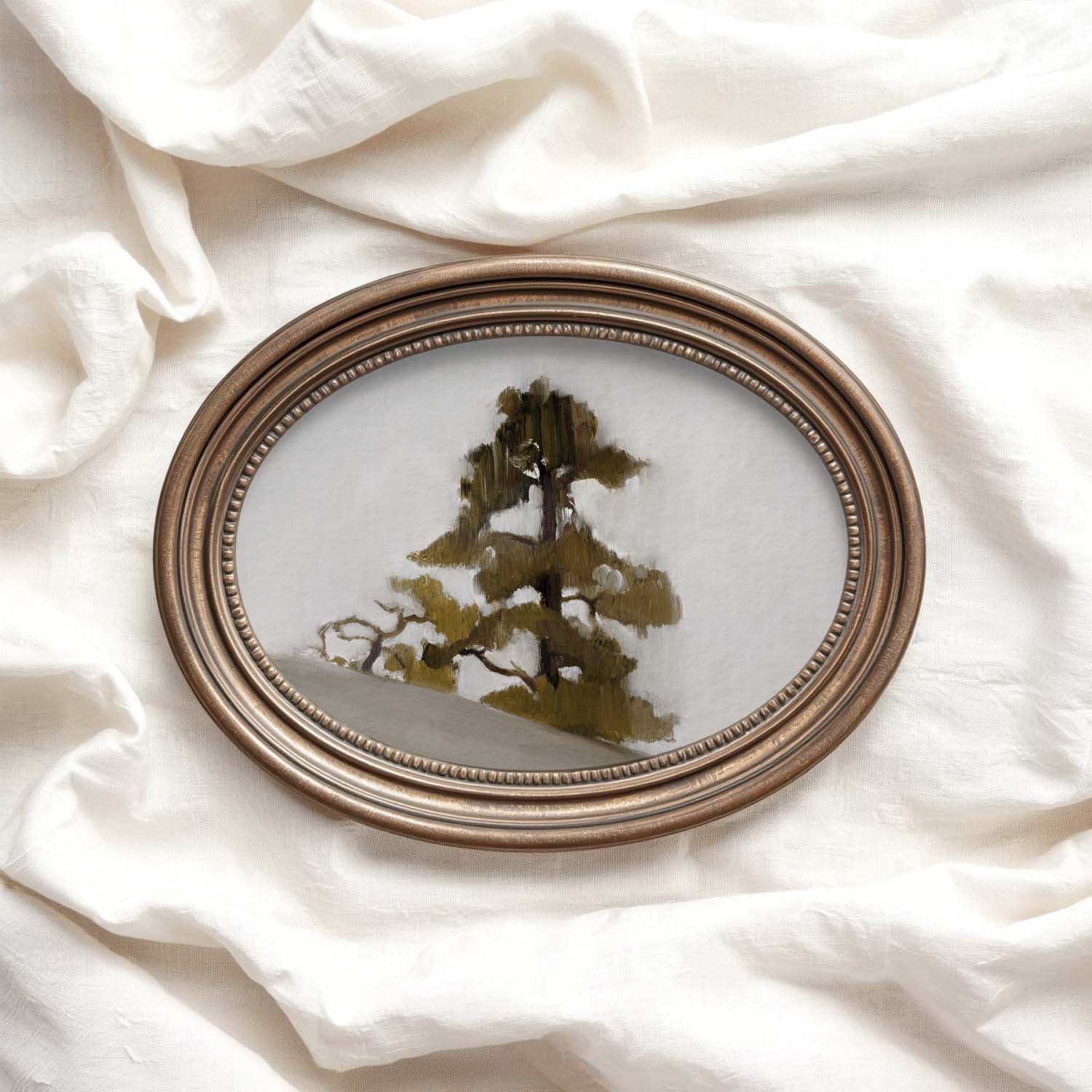 Minimal Rustic Sequoia Tree Printable Wall Art