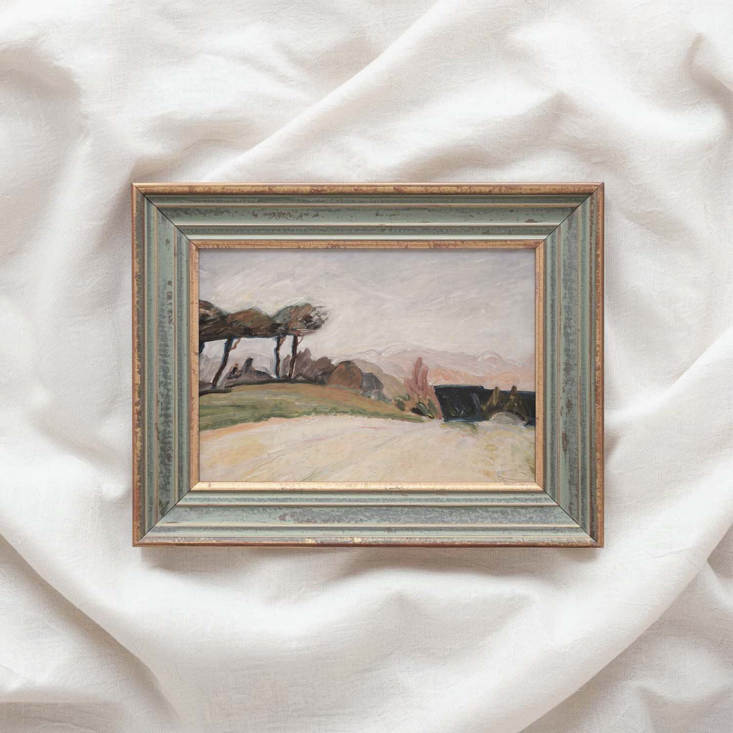 Muted Pastel Landscape Printable Wall Art