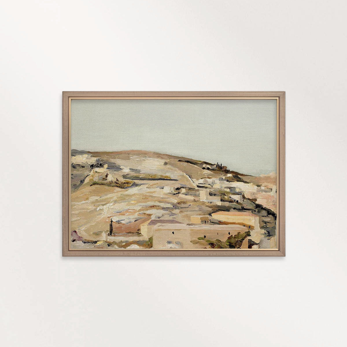 Calm Spanish Landscape Wall Art Printable — Soft Pastel Minimal Nature Print