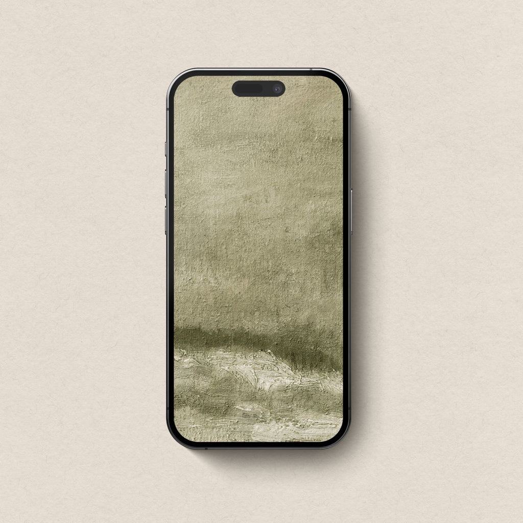 Tonal Sage Green Textured Abstract Wallpaper Bundle | iPhone, iPad & Desktop Wallpapers (Digital Download)