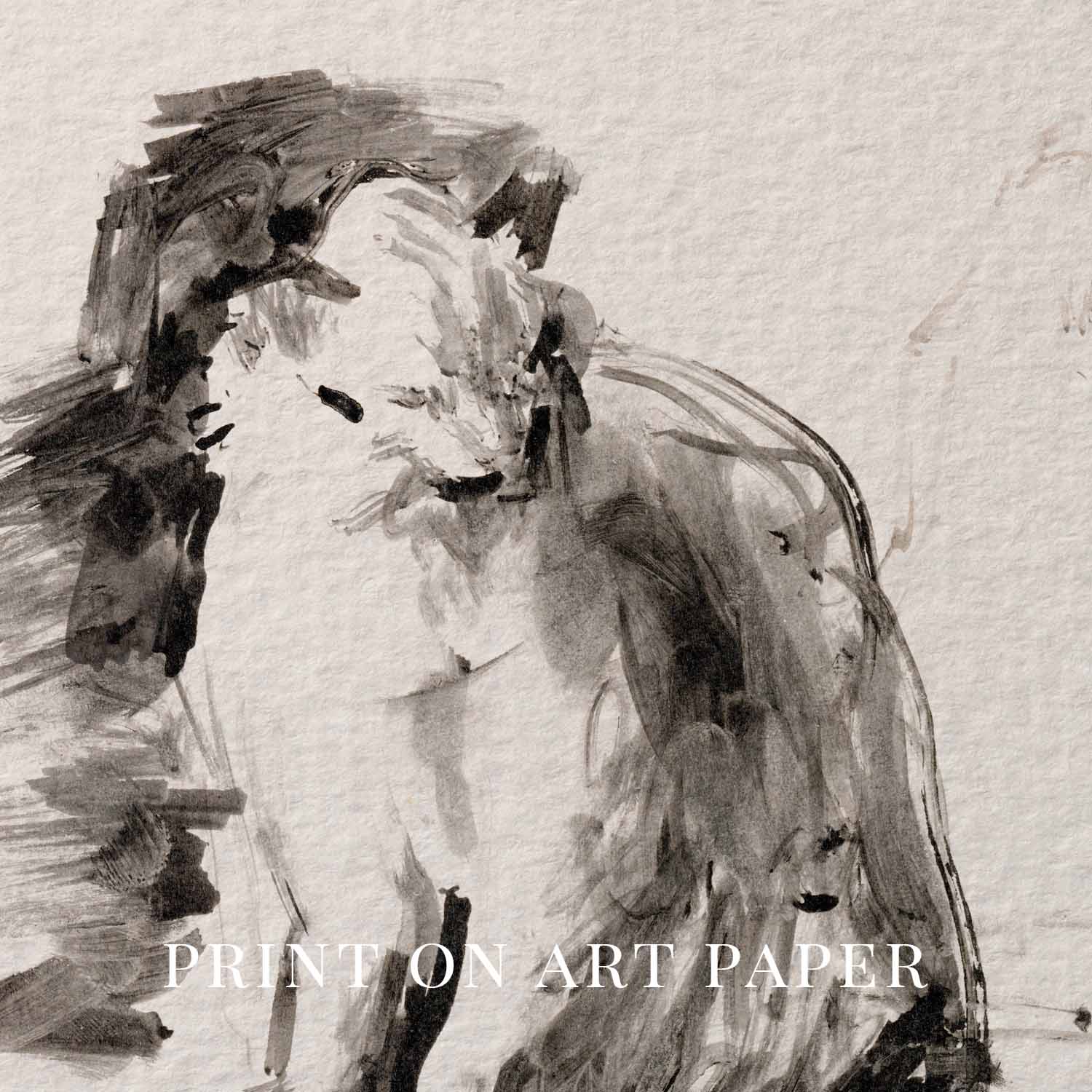 Three Cats Minimal Pencil Sketch Wall Art Printable – Neutral Animal Illustration Print