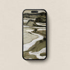 Tonal Green Mountain River Abstract Wallpaper Bundle | iPhone, iPad & Desktop Wallpapers (Digital Download)