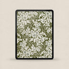 Cottage Fern Botanical Wallpaper Set – Green Floral iPhone & iPad Bundle (Digital Download)