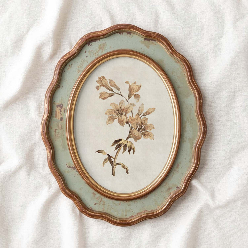 Muted Orange Tiger Lily Wall Art Print (Digital Download)