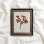 Burgundy Rose Botanical Wall Art Print Digital Download – Moody Vintage Wine Floral Printable Wall Art