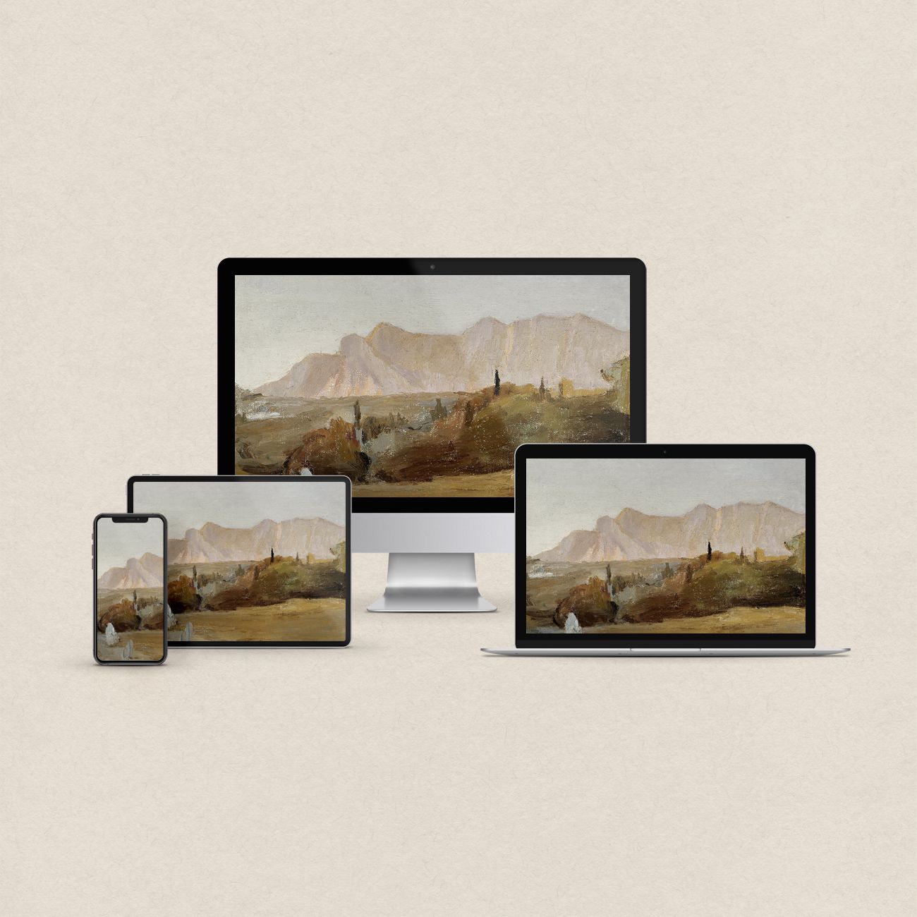 Earth Tone Desert Wallpaper Bundle | iPhone, iPad & Desktop Wallpapers (Digital Download)