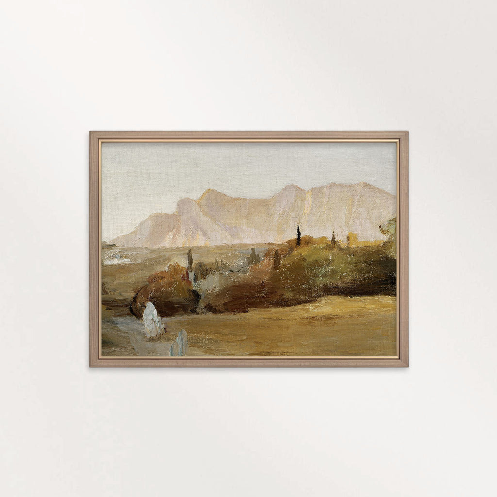 Earth Tone Desert Landscape Printable Wall Art | Warm Neutral Desert Print