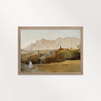 Earth Tone Desert Landscape Printable Wall Art | Warm Neutral Desert Print