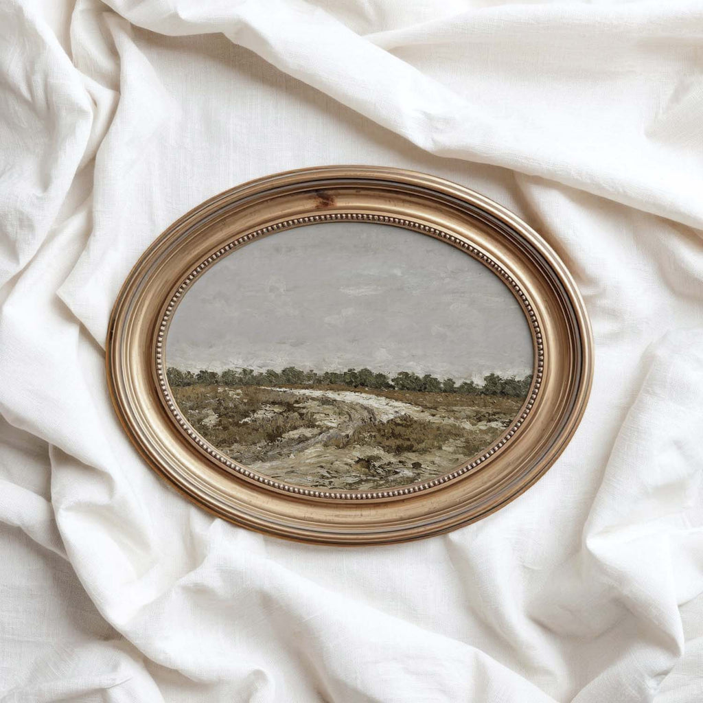Rustic Neutral Landscape Printable Wall Art | Boho Nature Digital Download