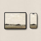 Minimal Earthy Sage Landscape Wallpaper Bundle | iPhone, iPad & Desktop Wallpapers (Digital Download)