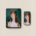 Emerald Green Parisian Fashion iPhone & iPad Wallpaper Set (Digital Download)