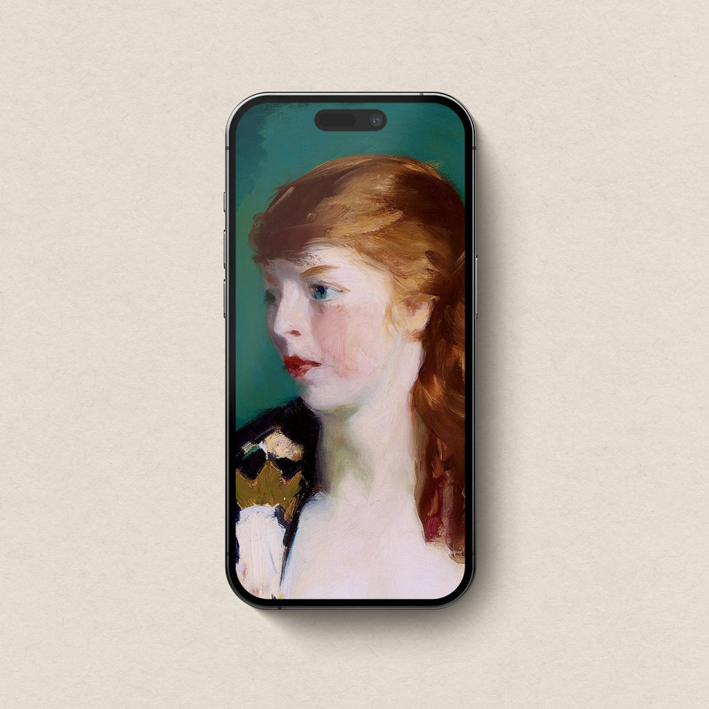 Emerald Green Parisian Fashion iPhone & iPad Wallpaper Set (Digital Download)