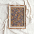 Rust and Navy Botanical Bird Printable Wall Art (Digital Download)