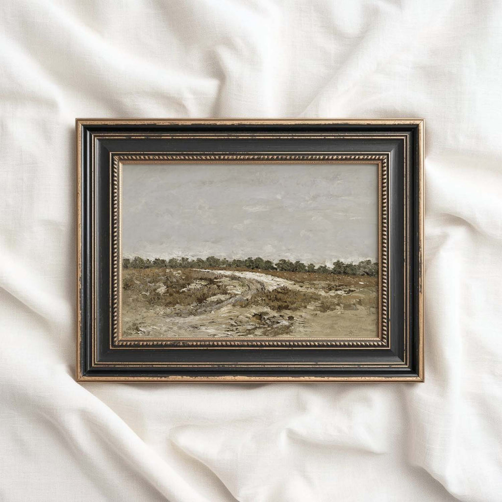 Rustic Neutral Landscape Printable Wall Art | Boho Nature Digital Download