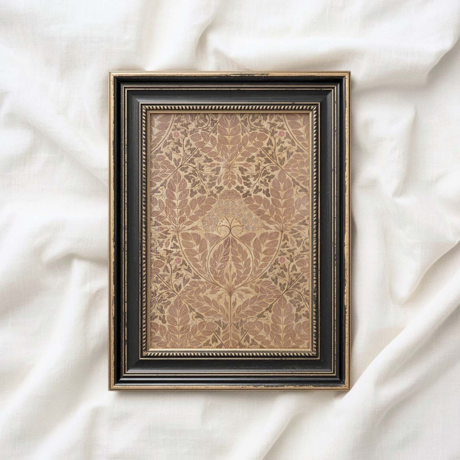 Gold Leaf Botanical Printable Wall Art (Digital Download)
