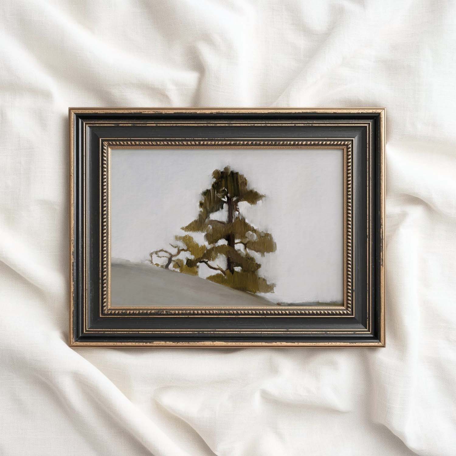 Minimal Rustic Sequoia Tree Printable Wall Art