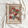 French Floral Still Life Wall Art Printable (Digital Download) — Muted Roses in Château Vase