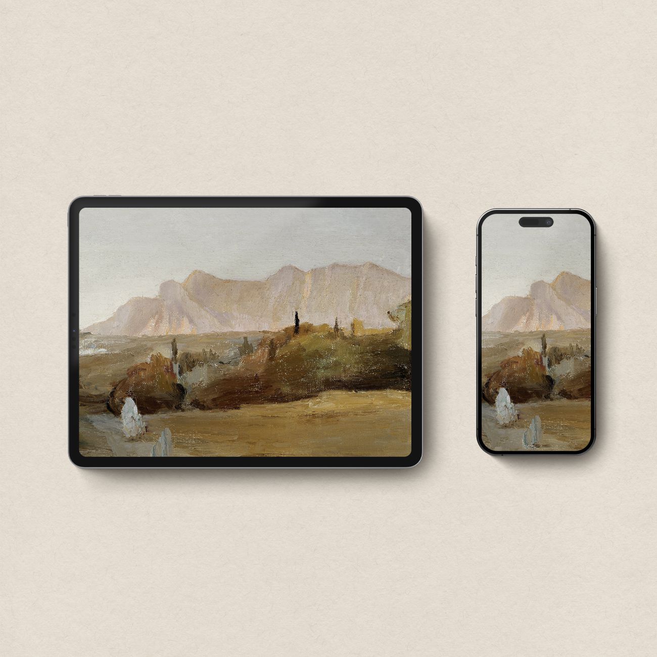 Earth Tone Desert Wallpaper Bundle | iPhone, iPad & Desktop Wallpapers (Digital Download)