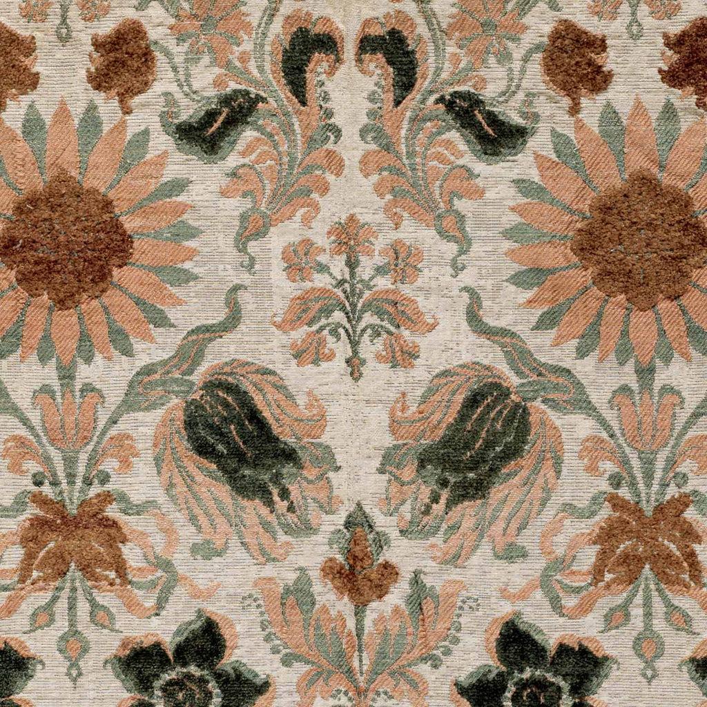 Antique Mediterranean Floral Tapestry Wall Art Printable – Spanish Textile Print (Digital Download)