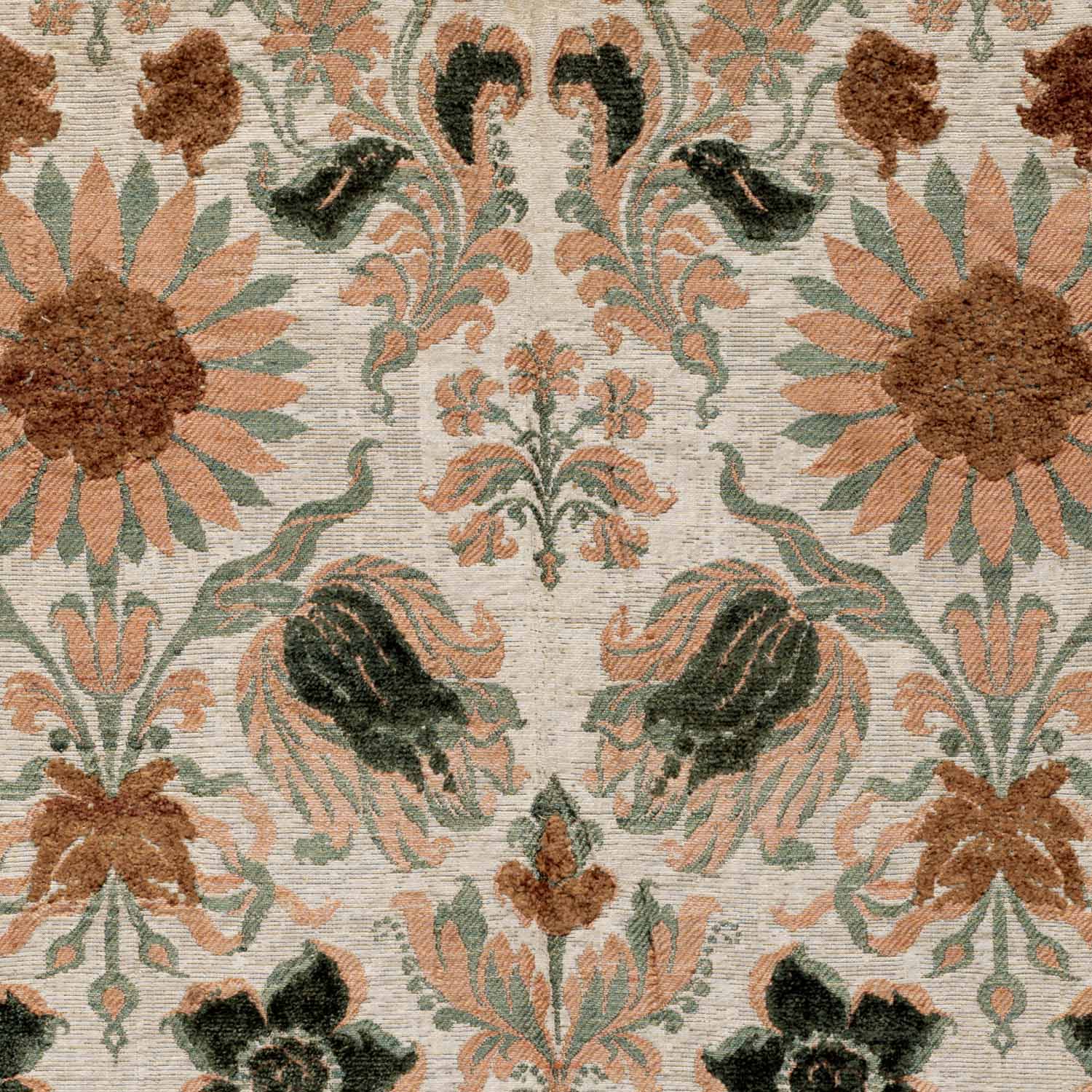 Antique Mediterranean Floral Tapestry Wall Art Printable – Spanish Textile Print (Digital Download)