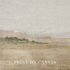 Muted Spanish Landscape Wall Art Printable — Minimal Antique Mediterranean Neutral Print