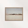 Minimal Blue & White Coastal Printable Wall Art | Abstract Beach Landscape