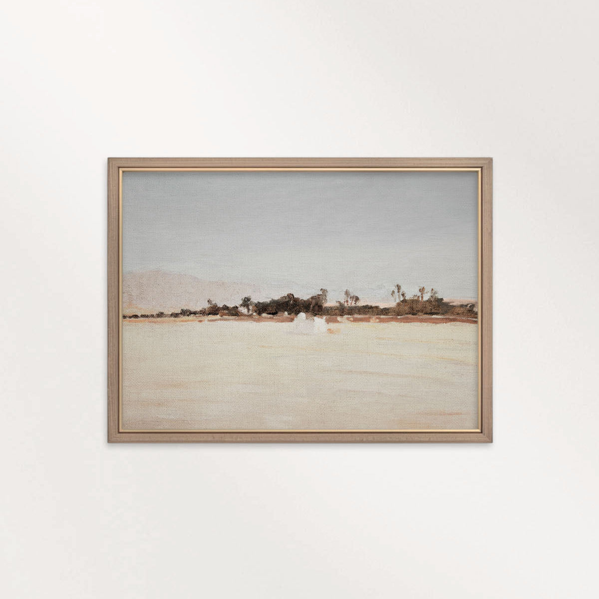 Minimal Blue & White Coastal Printable Wall Art | Abstract Beach Landscape