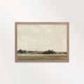 Minimal Earthy Sage Landscape Printable Wall Art | Muted Green Nature Print