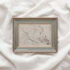 Minimal Landscape Wall Art Printable | Vintage Neutral Pencil Sketch